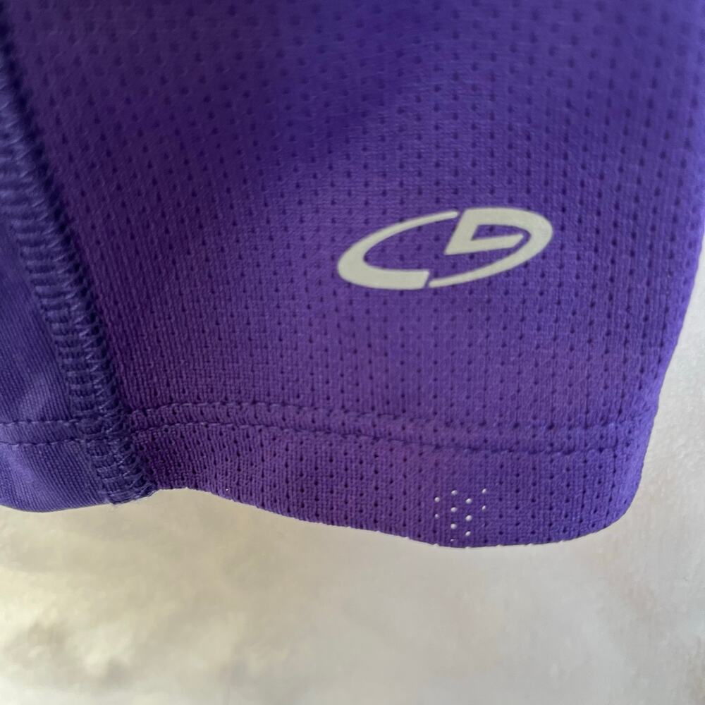 Champion C9 purple athletic tshirt size M preowned excellent short sleeve - Picture 5 of 6